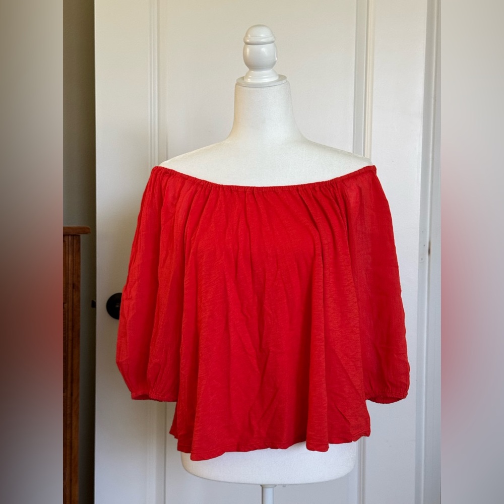 Anthropologie Velvet & Graham Woven Top Small - Picture 5 of 9